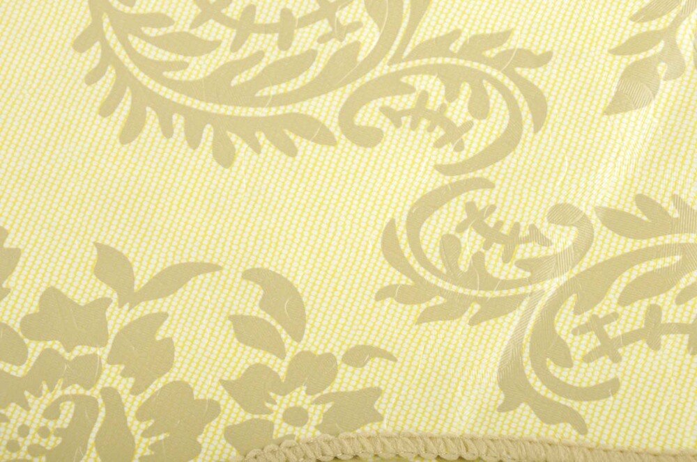 Table Cloth Flannel Backed Vinyl Tablecloth Waterproof Dining Table Cover For Kitchen Home Decor