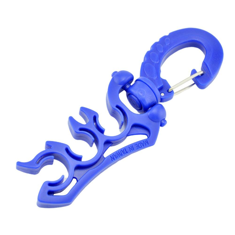 Duiken Veilig Tweede Fase Slang Houder Bc Clip Regulator Retainer Gesp Haak Praktische Voor Zwemmen Duiken: blue