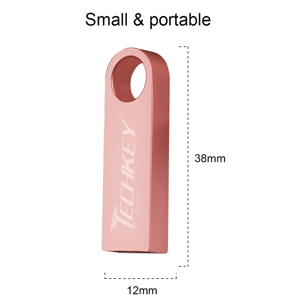 TECHKEY usb flash drive 3.0 64GB memory 3.0 128GB drive 3.0 32GB pendrive usb 3.0 key 16GB флешка waterproof usb stick 3.0