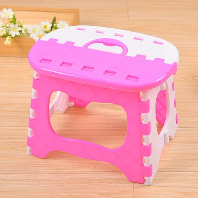 Mini sillas plegables para niños silla plegable portátil al aire libre niño Camping Picnic taburete de plástico plegable Mini silla de asiento: Red