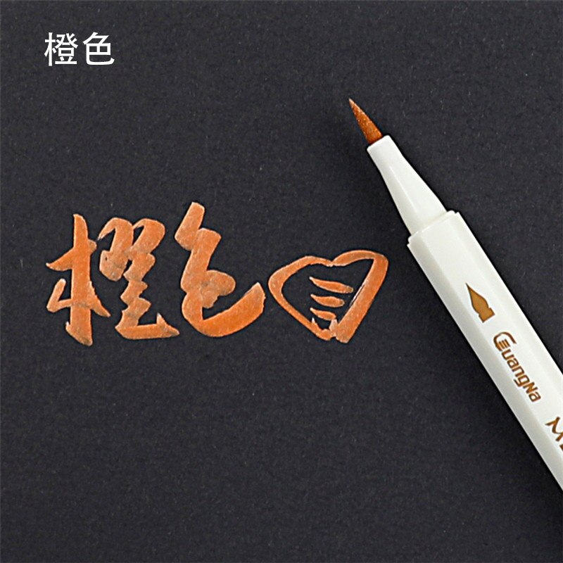 Rotuladores coloridos respetuosos con el medio ambiente práctico álbum de fotos DIY Scrapbooking bolígrafo de Graffiti decorativo para tarjetas de Metal de cristal: 7