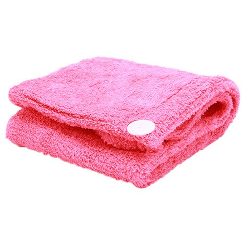 Magische haardrooghanddoek effen kleur universeel goedkoop snel drogend microvezel badkapje muts handdoeken  gi679579: Watermeloen rood