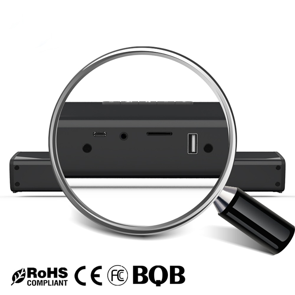 Bluetooth Wireless Speaker Wide Compatibility Stereo Surround Sound Speaker Home Subwoofer sound bar RCA BT Connection