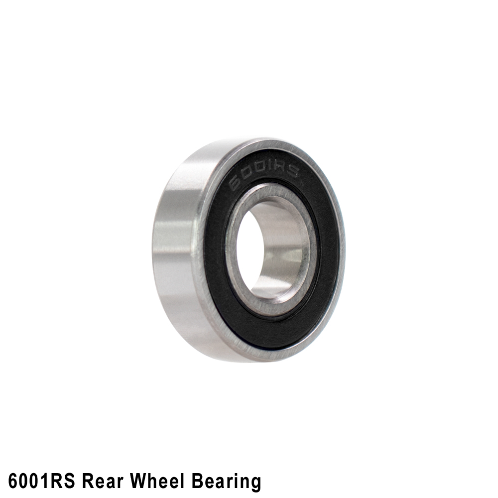 Rodamientos de bolas de rueda auxiliar 6001RS /6002RS para Xiaomi M365 Pro 1S, rodamiento de Motor de patinete eléctrico, rodamientos de bolas de cubo de rueda trasera