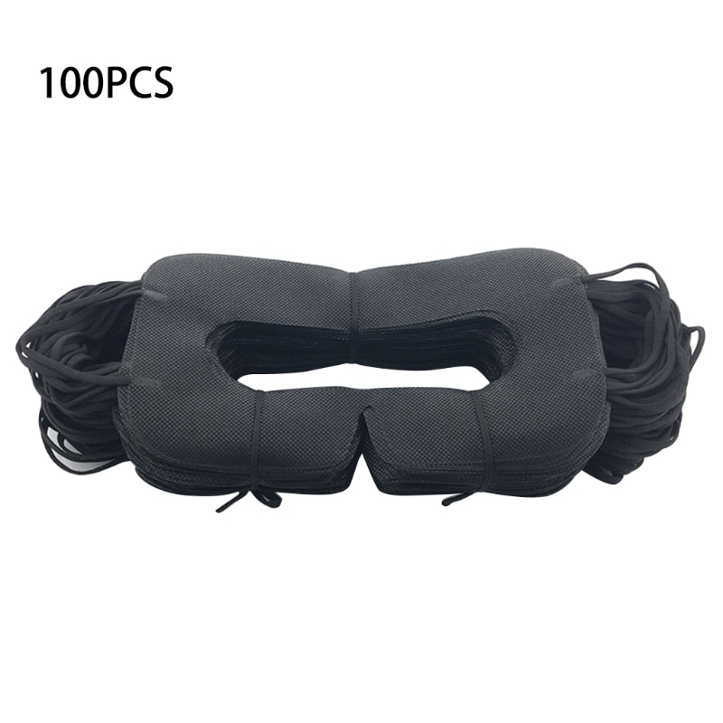 100 Pcs Hygiene VR Mask Pad Black Disposable Eye mask for Vive 3D Virtual Realit