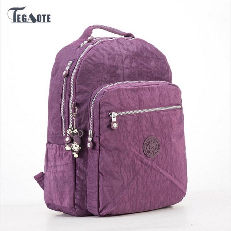 TEGAOTE Women Backpack for Teenage Girls Nylon Backpacks Mochila Feminina Female Travel Bagpack Schoolbag Sac A Dos: 1