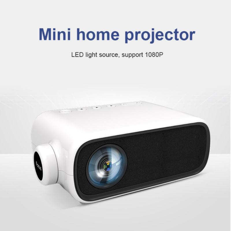 Mini Projector 1080P LED Projector Home Theater Cinema Raagbare Home Theater Film Live Games Led Micro Proyector