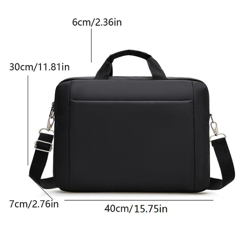 Bolso para portátil de gran capacidad para trabajo, viaje, oficina, maletines de negocios para hombre, bolso para portátil, documentos, funda de ordenador con correa