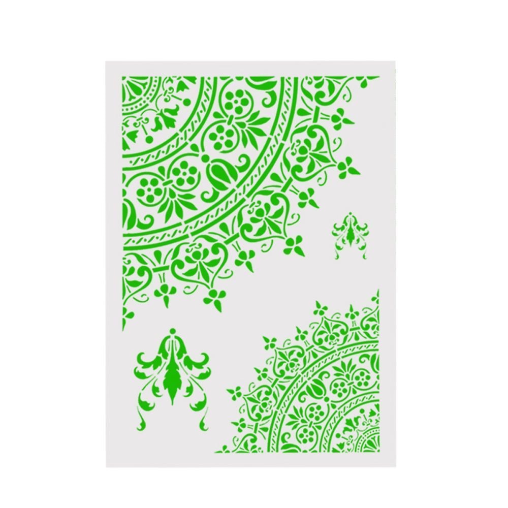 Crown DIY Layering Stencils Wall Painting Scrapbook Coloring Embossing Album Decorative Template School Office Education Supply