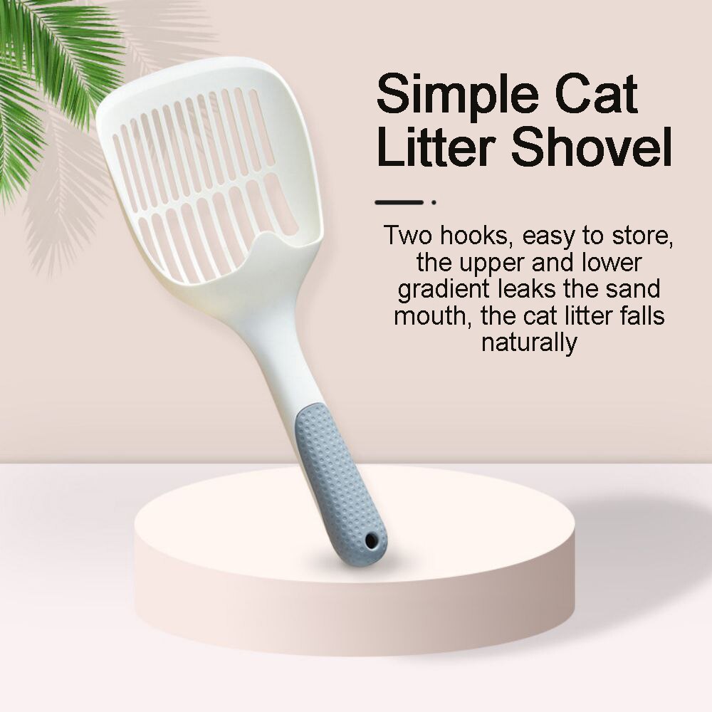 TAUSEYONG proste żwirek dla kotów łopata środki czystości kuweta szufelka artykuły dla kotów piasek szufelka żwirek dla kotów szufelka piasek przesiewacz