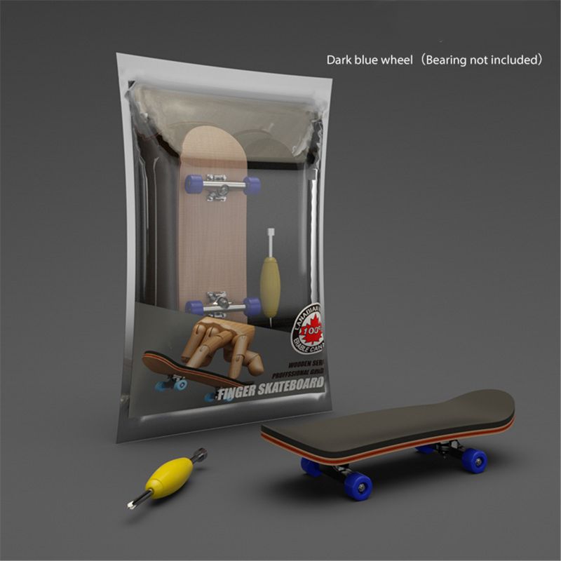 Mini deskorolka drewniana podstrunnica zabawka profesjonalne stenty Finger Skate Set: BL-A