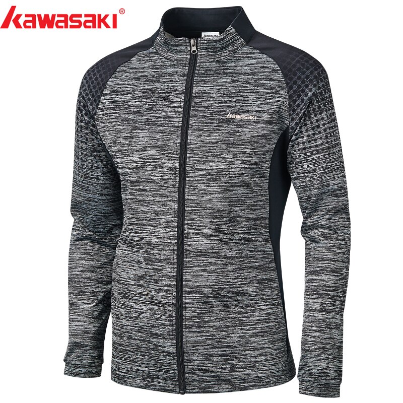 Kawasaki Autumn Men Sports Jackets Breathable Comfort Fitness Badminton Tennis Jackets Couple Models With Zipper JK-S1803