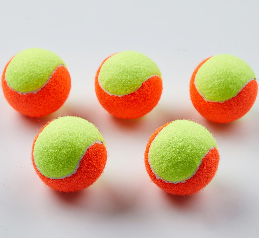 Pelota de tenis de playa, pelota elástica de goma para entrenamiento deportivo, de baja presión, 10 piezas, 40