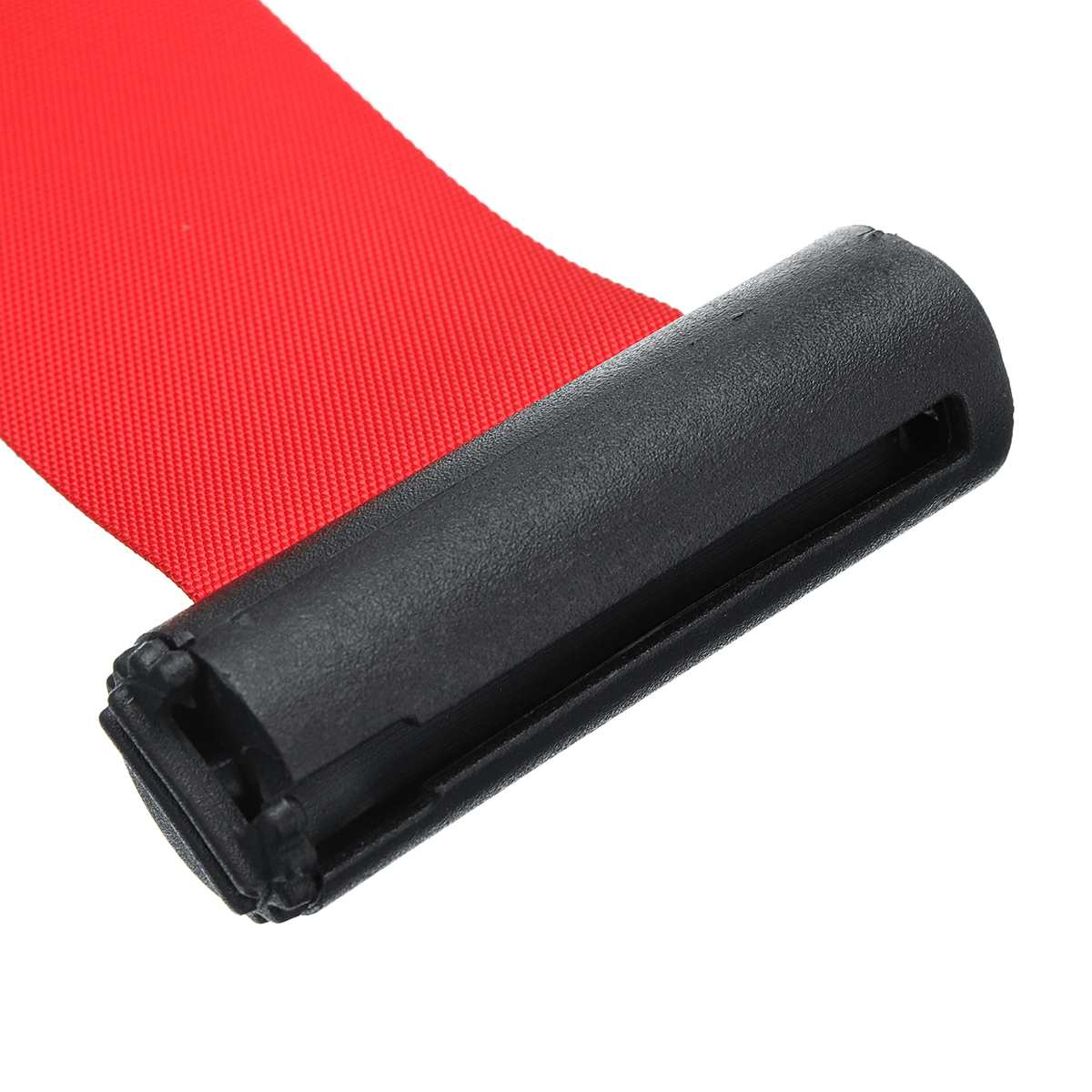 Retractable Ribbon Barrier Sport Outdoor Wall Mount Stanchion Queue Red Belt Stainless Steel Protective Tape 5m