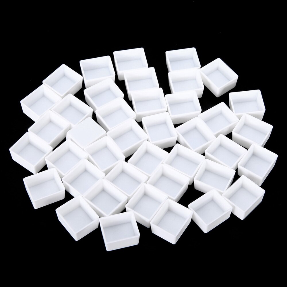 6/12/24/36/48pcs Empty Full/Half Pan Paint Plastic Watercolor Paint Grid Half Pans Artists Palette Art Supplies