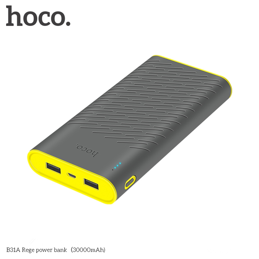 HOCO B31A Power Bank 30000 mAh 18650 Draagbare Externe Batterij Universele Mobiele PowerBank 30000 mAh Snelle Laders