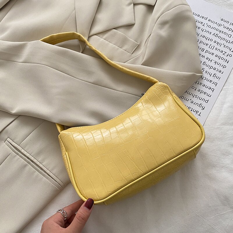 LYEAA Dames schoudertas PU lederen tas Retro Sling Bag Grote Y2K Enkele LYEAA Dames schoudertas PU lederen tas Retro Sling Bag Grote Y2K Enkele