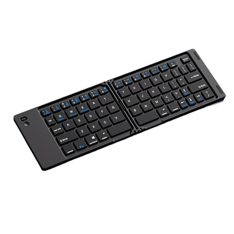 Draagbare Draadloze Opvouwbare Toetsenbord Bluetooth Touchpad Mobiele Telefoon Tablet Notebook Muis Set Meerdere Apparaat Universele Keycaps 2024