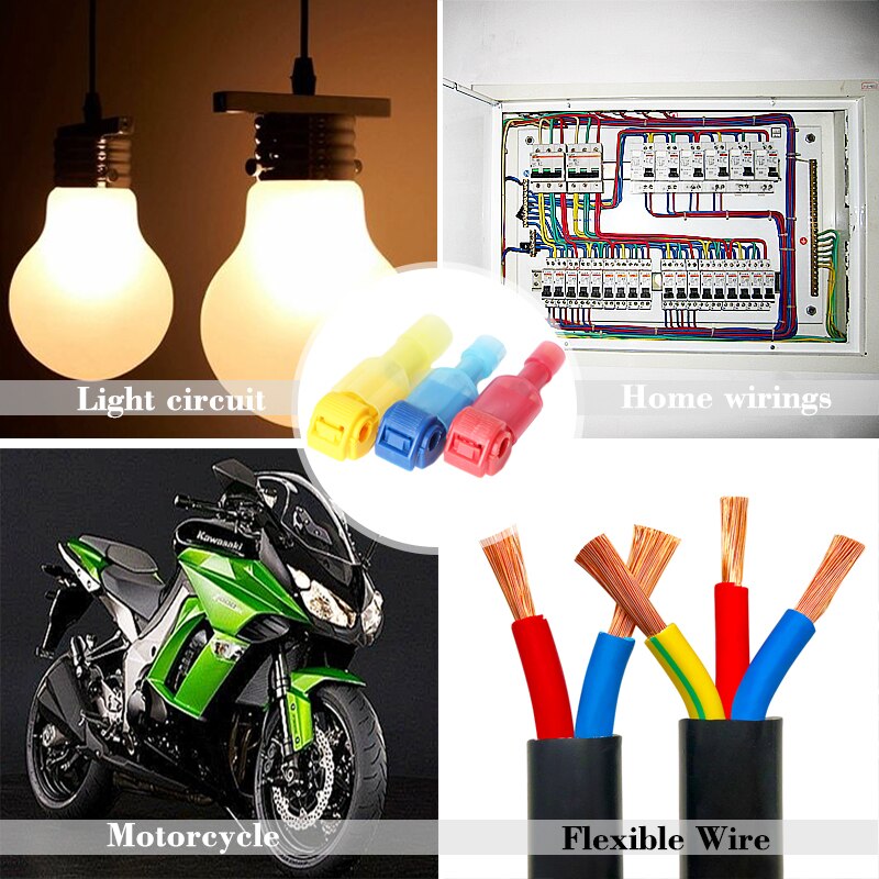 Quick Elektrische Kabel Connectors Snap Splice Lock Wire Terminal Crimp Draad Connector Waterdichte Elektrische Connector