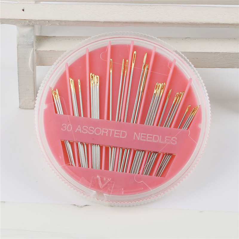 1 Pack 30-Count Assorted Needles Premium Hand Sewing Needles 6 Different Sizes Sewing Needle For Sewing Repair Tool