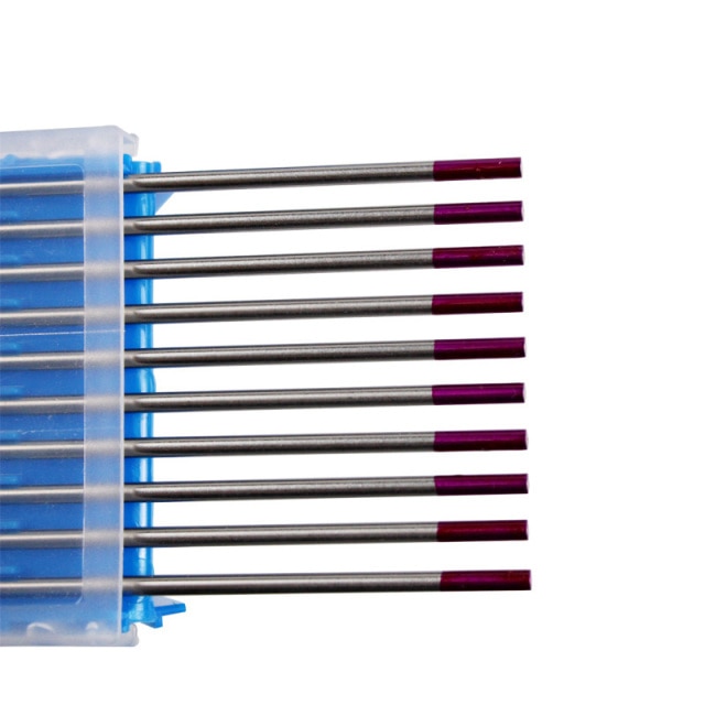 10PCS Composite Welding TIG Tungsten Electrode WES Purple Tip 1.0-4.0mm*175mm For Welding Of Carbon Steel Stainless Steel: 1 6 175