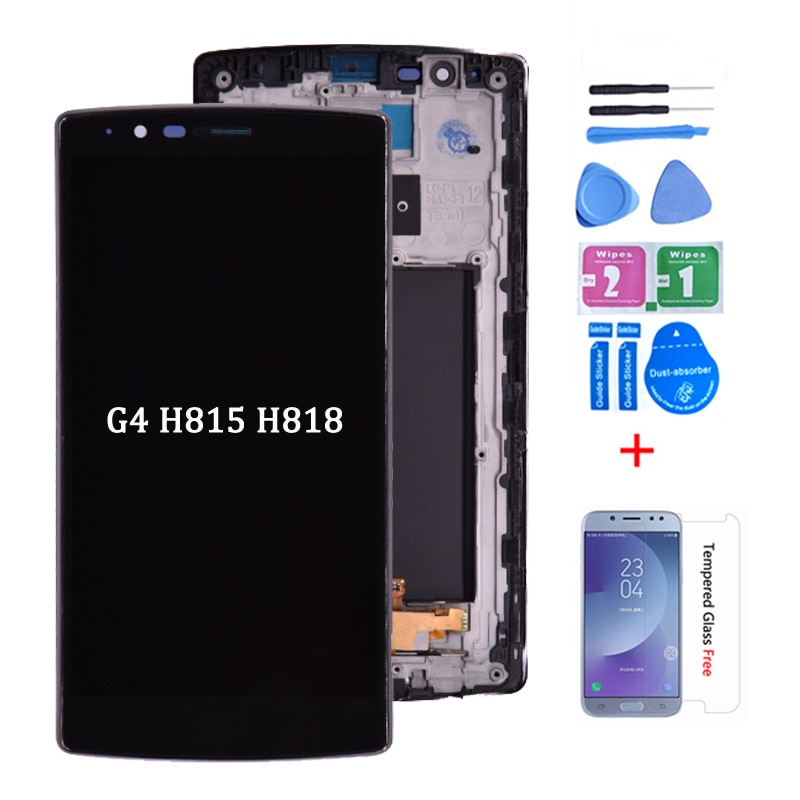 Original For LG G4 H810 H811 H815 VS986 LS991 F500L H818 LCD display and Touch Screen Digitizer with Frame