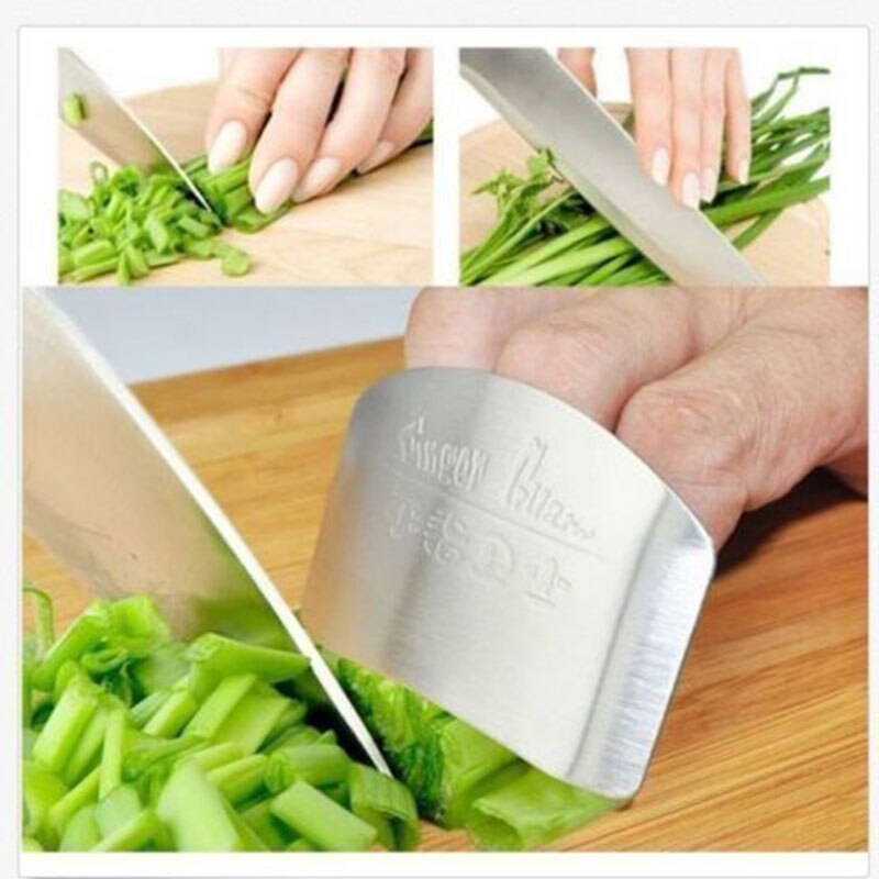 Finger Guard Protect Finger Hand Not To Hurt Cut Stainless Steel Hand Protector Knife Cutting Finger Protection kitchen gadgets