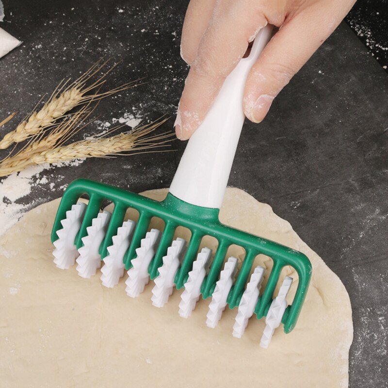 Rolling Pin Household Kitchen Cooking Multifunctional Cookie Pizza Wheel Cutter Plastic Baking Tool Manual Fudge Dough Cutter