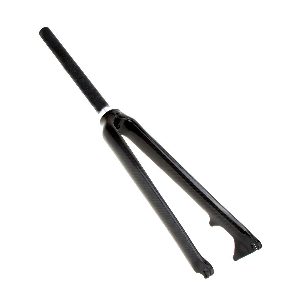 Carbon Fiber Ultralight Road Bike Front Fork Fixed Gear Bicycle Front Fork for Disc Brake/V-brake 28.6mm 700C 1-1/8