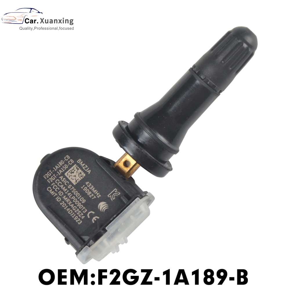 Oem F2GZ1A189B Bandenspanning Sensor Monitoring System Tpms 433Mhz Voor Ford Edge Escape Fiesta Mondeo F2GZ-1A189-B