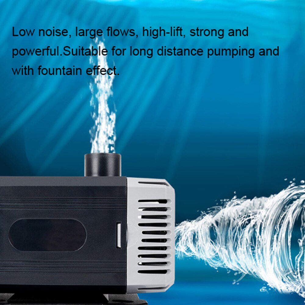 SP-5000 SP-6000 SP-7800 Multi-function Fish Can Aquarium Submersible Waterpump Mute Large Flow High-lift Pond Fountain Pump