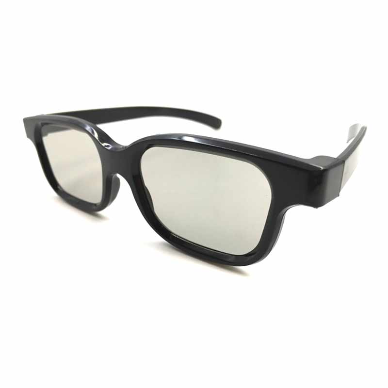 Lunettes 3D polarisées noir film DVD LCD jeu vidéo théâtre circulaire @ M23