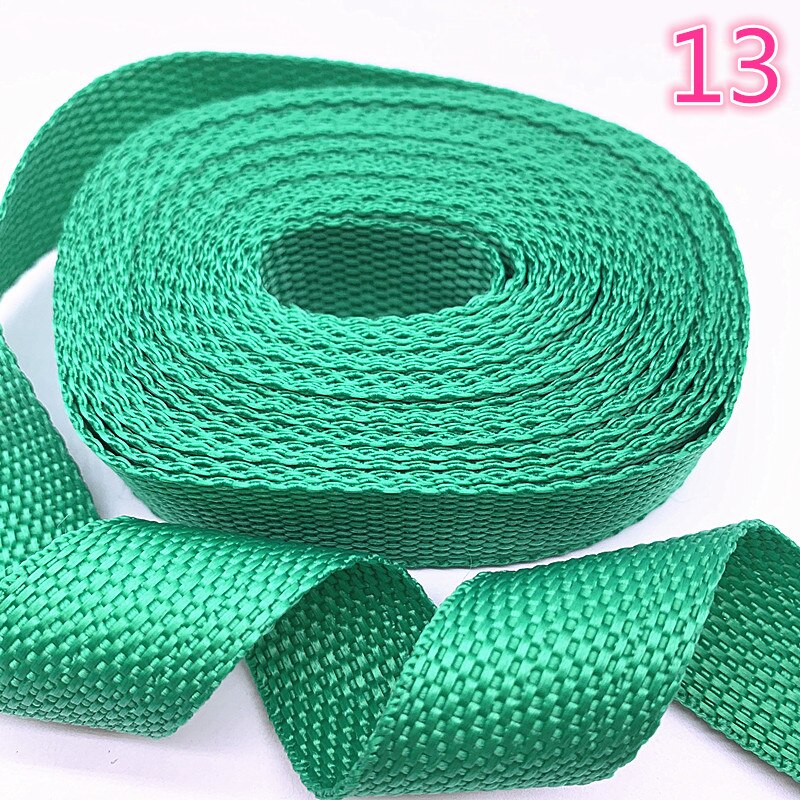 DIY 3 Yards Length 1 Inch (25mm) Width Nylon Webbing Strapping many Color: 13