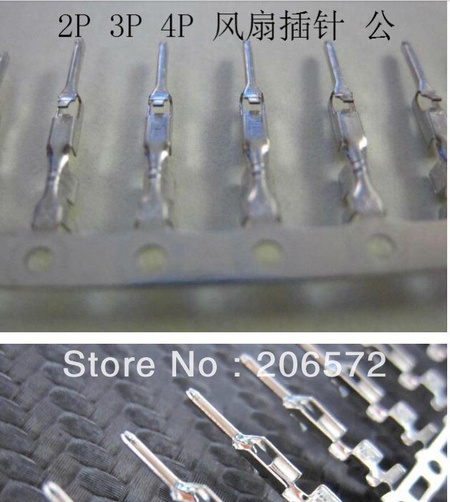 fan connector terminal male needle for PC computer fan 2540 Plastic shell Housing