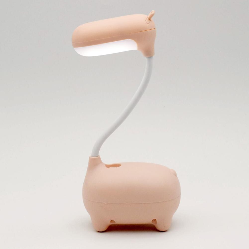 Deer Table Lamp Modern LED Desk Lamp USB Rechargeable Night Light Gooseneck Iluminaria College Dorm Bedroom Reading Study Office