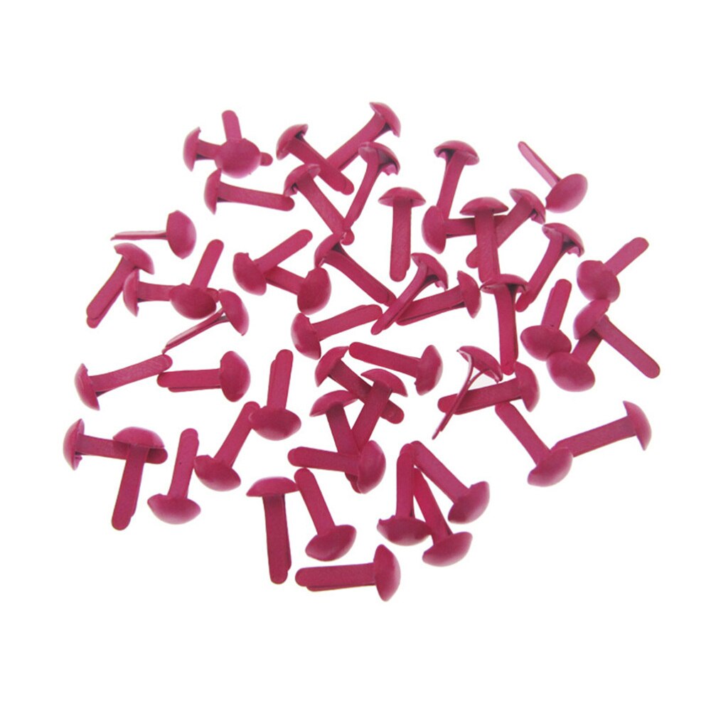 100 Pcs Mini Brads Diverse Kleuren Ronde Brad Pastel Brads Voor Scrapbooking Ambachten Maken Stempelen En Diy-8x20mm