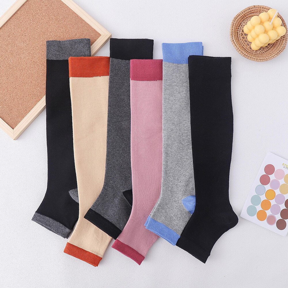 Medium Tube Autumn Winter Micro Pressure Leg Socks Knee High 38cm In Length Ankle And Calf Protector In Cool Weather