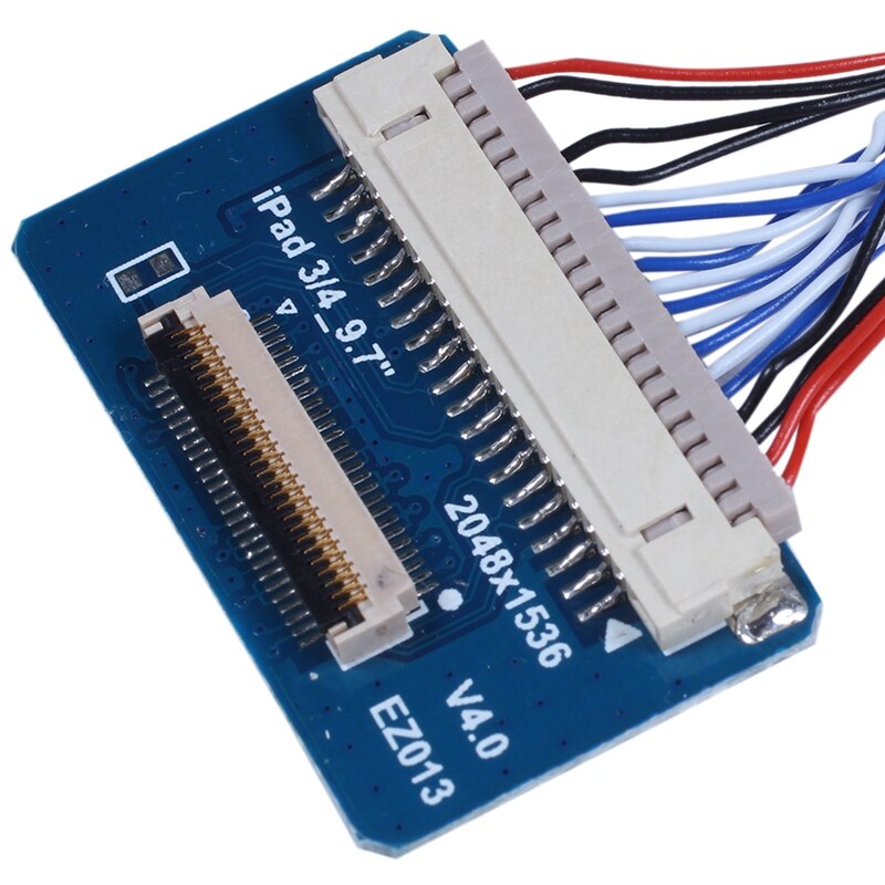 Placa controladora 4K HDMI LVDS para iPad 3, 4, 9,7 pulgadas, LP097QX1 SPA1 SPAV SPC1 EDP Signal, 4 canales, 51 Pines, Panel de pantalla LCD