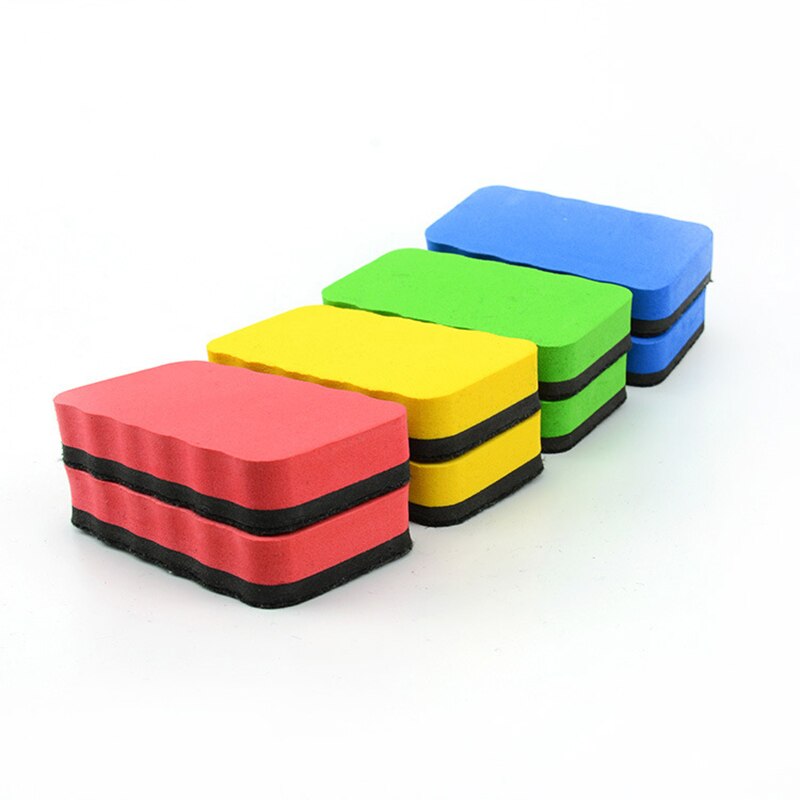 1 PCS Willekeurige Spons Uitwisbare Whiteboard Gum Voor Magnetische White Board Gekleurde Marker Krijt Gummen Kawaii Schoolbord Cleaner
