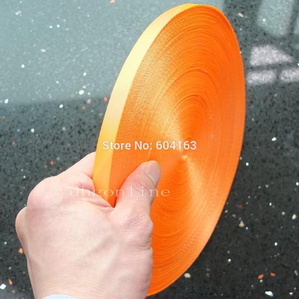 Sangle de ceinture robbin en nylon 10mm 25 yards 3/8 " pour boucles, lanière, sangle pivotante