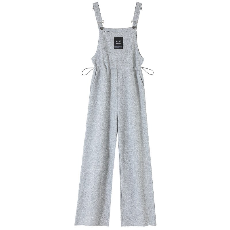 Mono largo informal para mujer embarazada, peto holgado con bolsillos, pantalones de tirantes