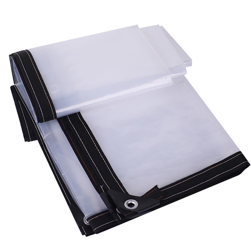 Waterproof PE Shade Cloth Cover Ground Plant Cover Transparent Sun Shade Gardening Accessories With Grommets Bungee Balls