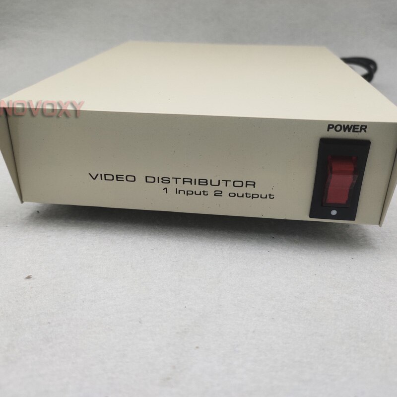 1 In 2 Out Composite BNC Connector Video Distributor Amplifier 1-2CH Splitter For CCTV Security Camera DVR System