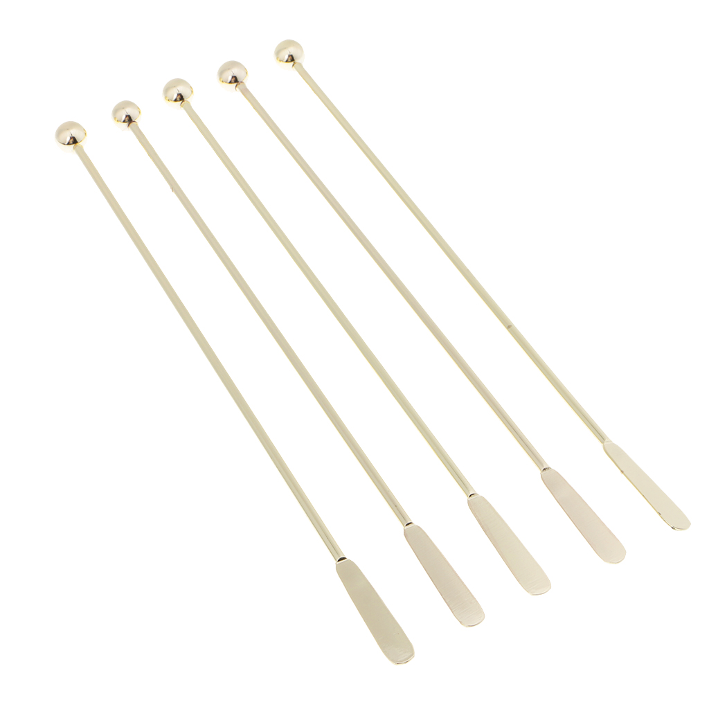 5Pcs 7.5Inch 304 Rvs Bar Roerder Cocktail Roerstokje Bar Gereedschap