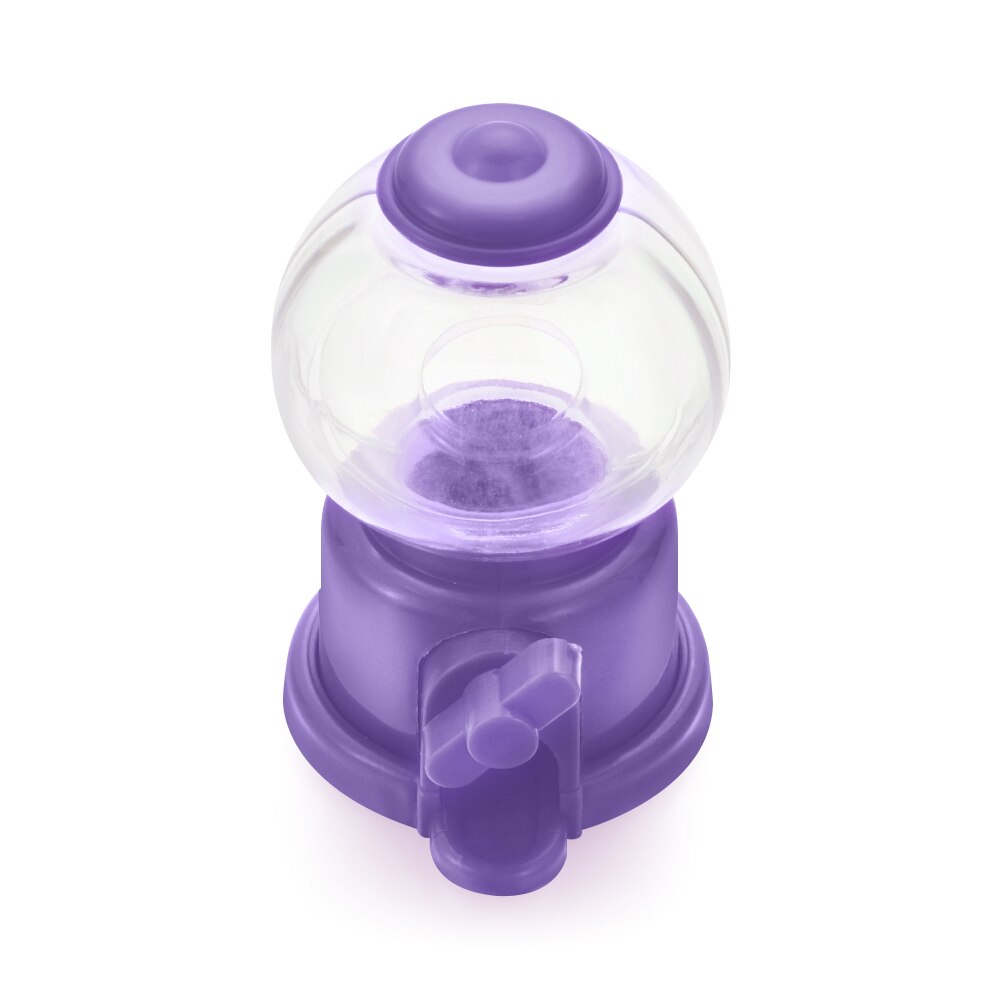 1PC False Eyelashes Packaging Box Small Snail Candy Machine Polygonal Lash Boxes Eyelashes Case Makeup Storage Tool: purple