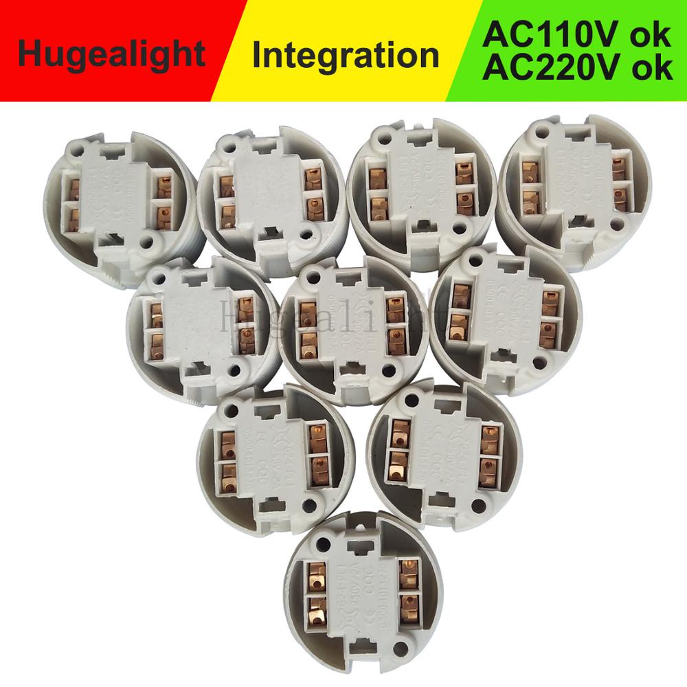 25Pcs/LotG24 Lamphouder 4-Pin G24-PL2 Lamp Led Socket Spaarlamp Plug Lamp Buis g24 Lamphouder