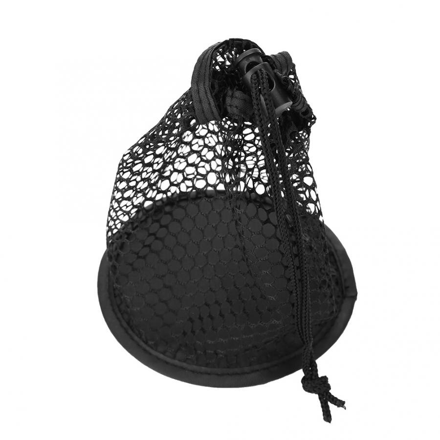 Double Portable Mesh Nets Ball Bag Nylon Storage Holder Pouch Poke 12 Balls Collector For Ball Bag