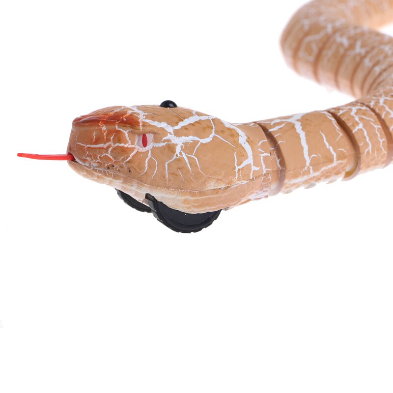 Nyhed fjernbetjening slange klapperslange dyr trick skræmmende ondskabs legetøj