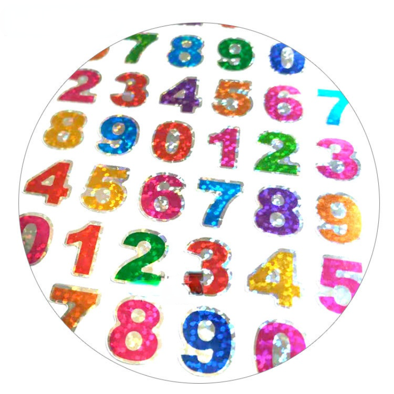 10 Sheets Glitter Letter Stickers Self-Adhesive Alphabet Stickers for Scrapbooking or Embellishment Alphabet Letters Name Card