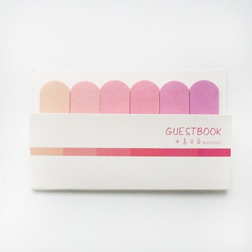 120 Pages gradient sticky notes Stationery Sticker index Posted It Planner Stickers Notepads Office School Supplies: 02